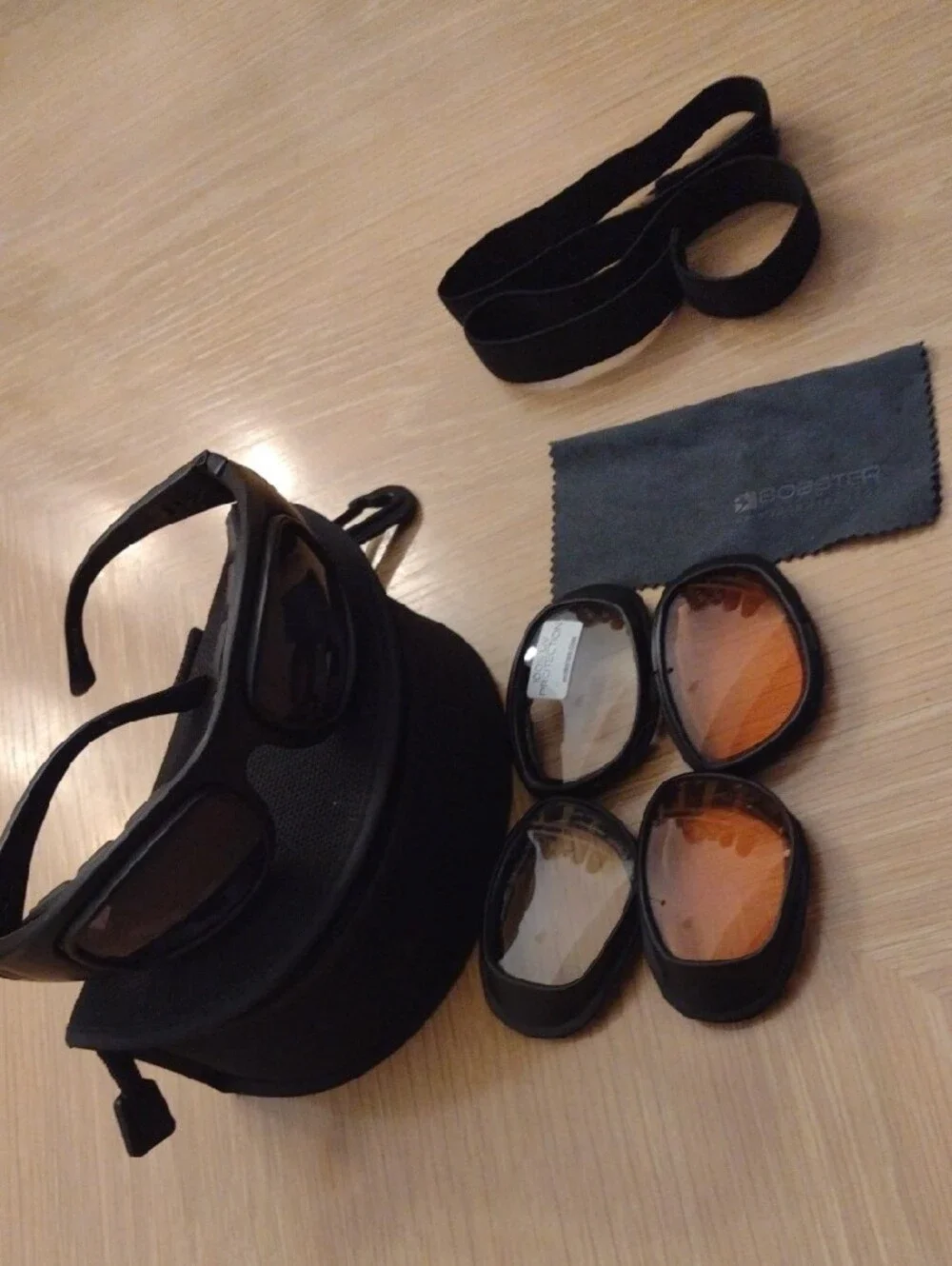 Like New Interchangeable Lens Riding Goggles - Black BOBSTER BRAND